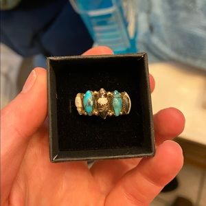 Turquoise Tuesday Marquise Ring